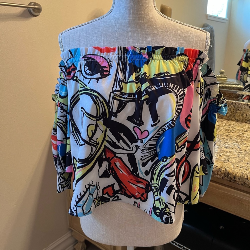 Shein Colorful top